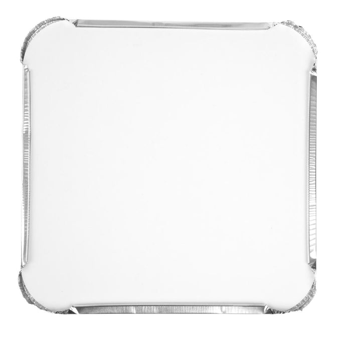 Couvercles en carton pour barquettes profondes et peu profondes en aluminium (lot de 200) - Britin
