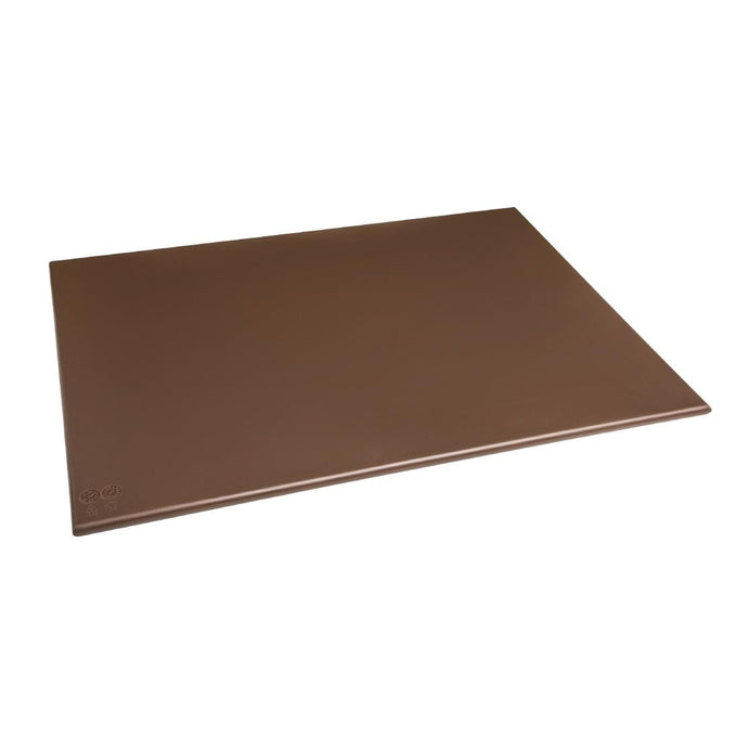 Grand planche à découper haute densité marron - Hygiplas