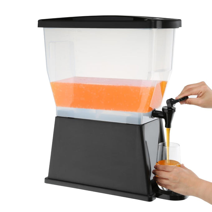 Distributeur de boissons en polypropylène noir 12 L - Olympia