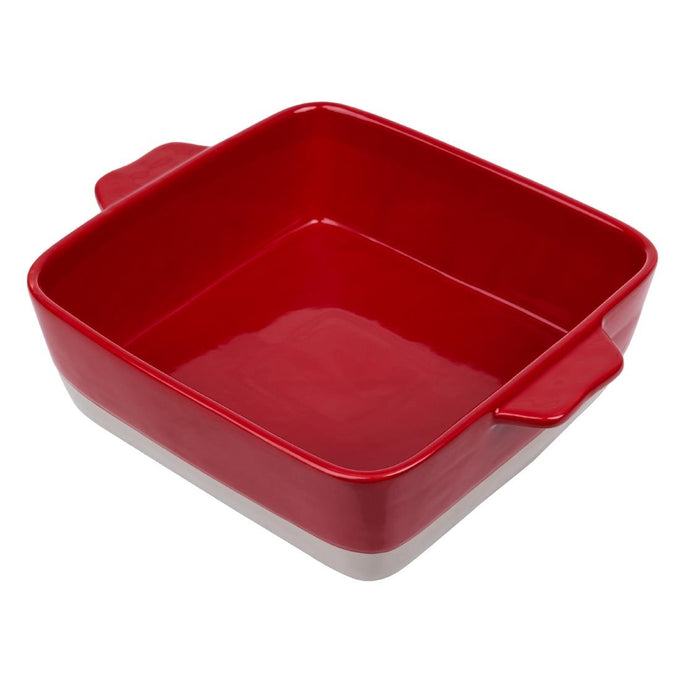 Plat à rôtir rouge et taupe 4,2 L - Olympia