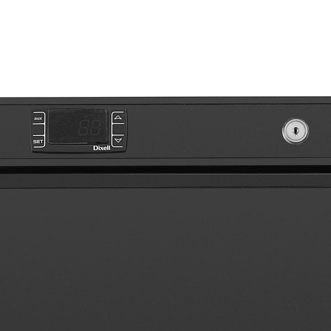 Armoire réfrigérée positive noire 400 L