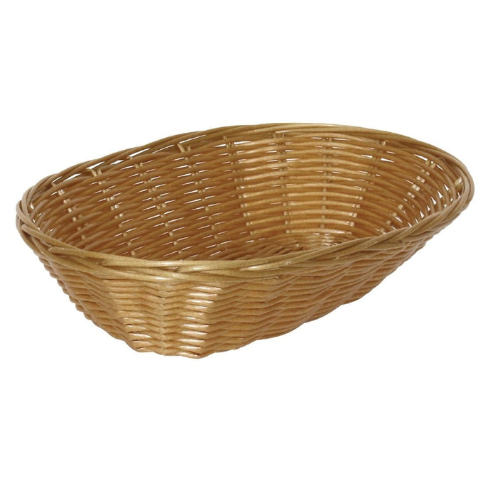 Corbeille ovale en osier polypropylène (lot de 6) - Olympia