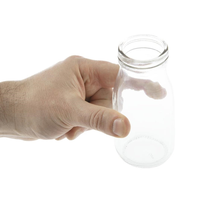 Mini bouteilles de lait en verre 200 ml (lot de 12) - Olympia