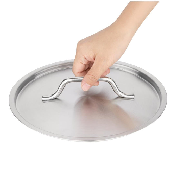 Couvercle en acier inoxydable 240 mm - Vogue