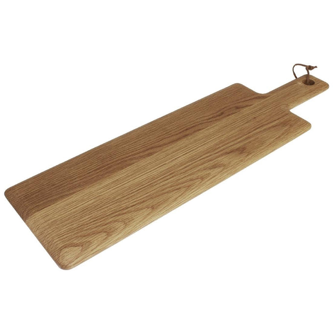 Planche moyenne carrée en chêne 400 × 155 × 15 mm manche 110 mm - Olympia