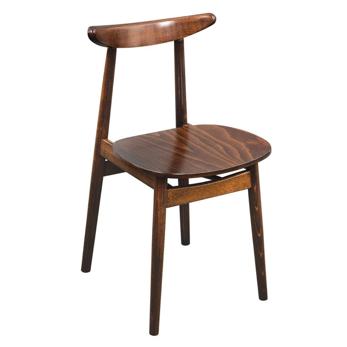 Chaises en bois courbé Cowhorn noyer naturel (lot de 2) - Fameg