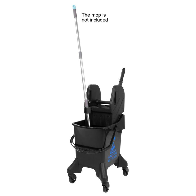 Seau essoreur haut 20 litres marquage bleu - Jantex