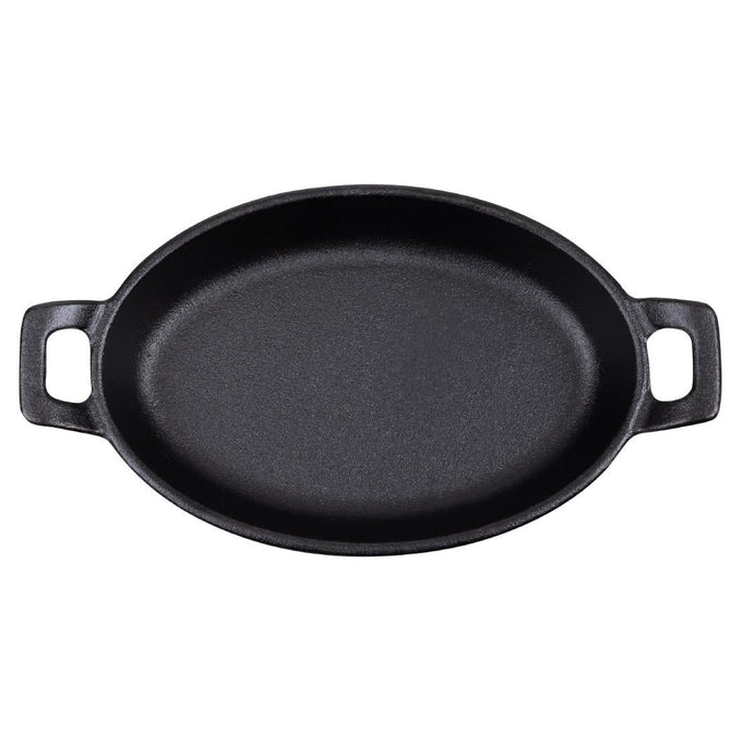 Plat à oreilles ovale en fonte 180 × 120 mm - Olympia