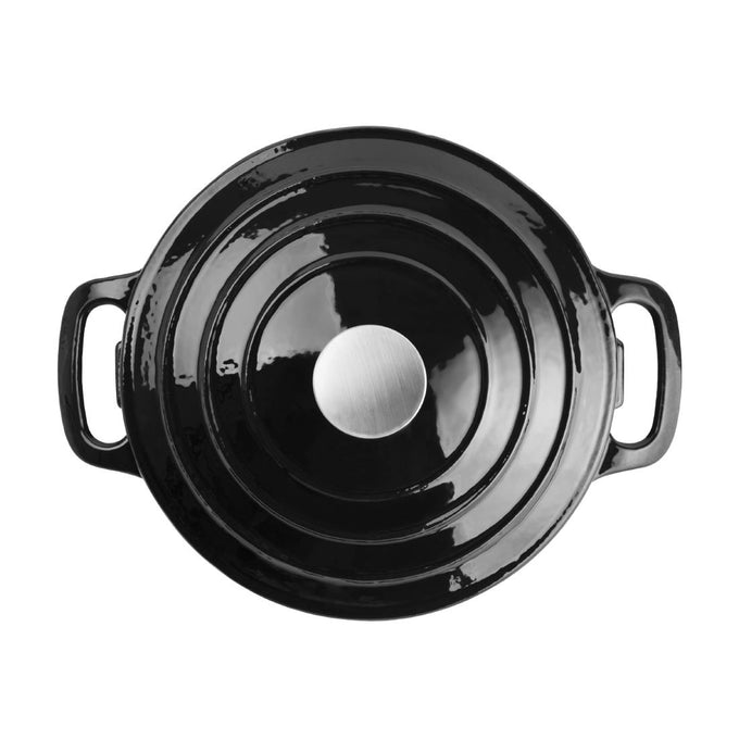 Cocotte ronde noire - 3,2 L - Vogue