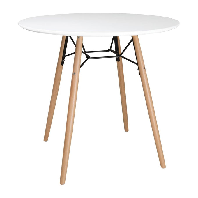 Table ronde blanche Arlo 798 mm - Bolero