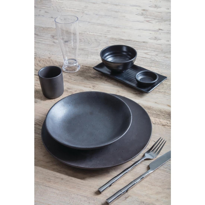 Assiettes plates rondes Fusion 270 mm (lot de 4) - Olympia