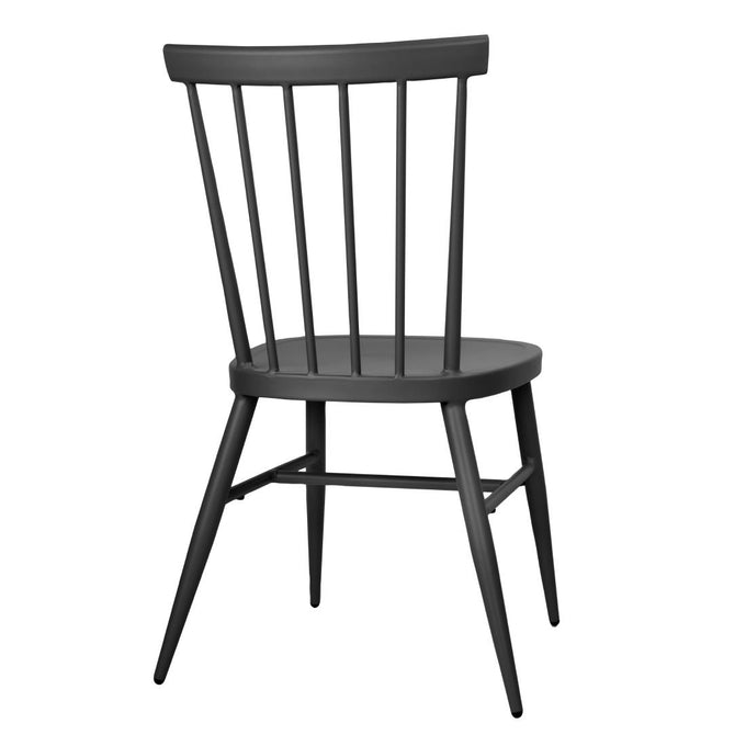 Chaises en aluminium Windsor noires (lot de 4) - Bolero