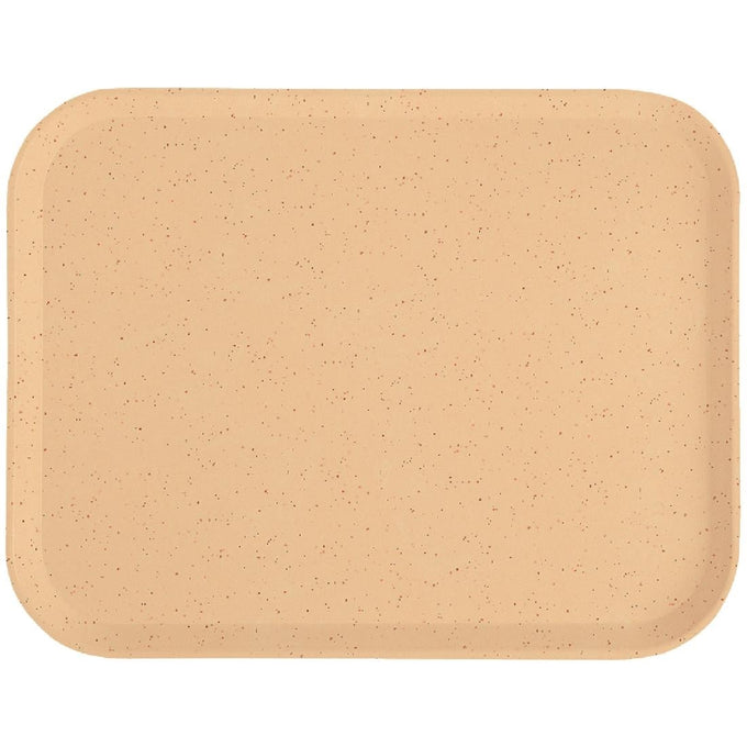 Plateau en polyester Versalite moka moucheté 43 cm - Cambro