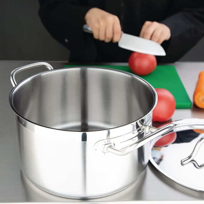 Braisière inox avec couvercle 24 cm - 5,6 L