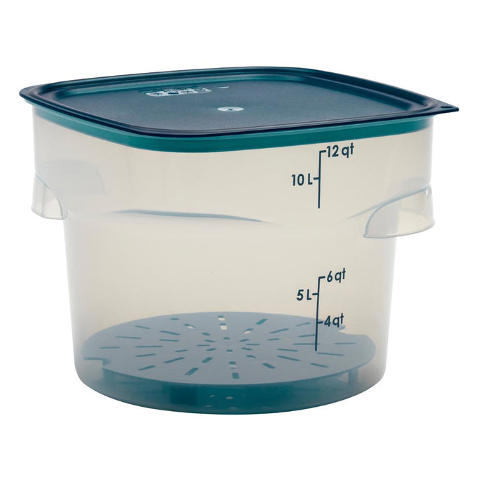 Égouttoir en polypropylène FreshPro CamRound bleu - Cambro