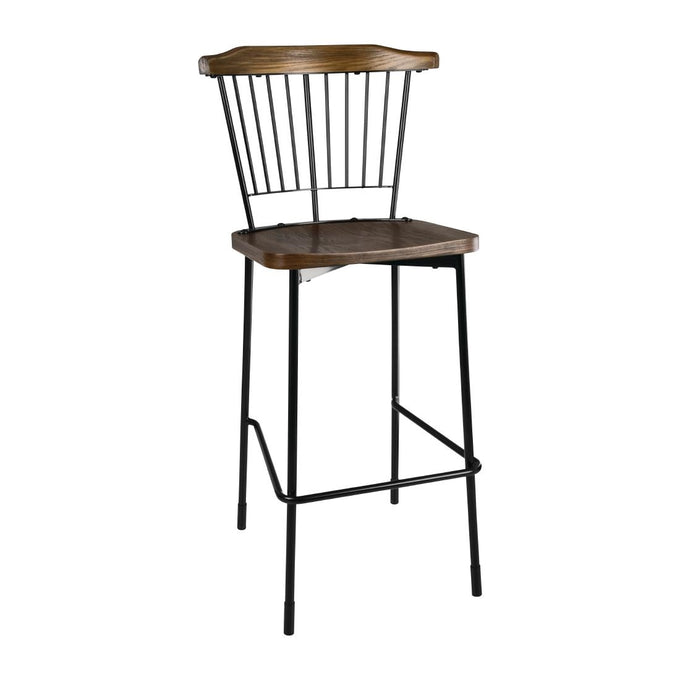 Tabourets hauts Scandi noirs (lot de 2) - Bolero