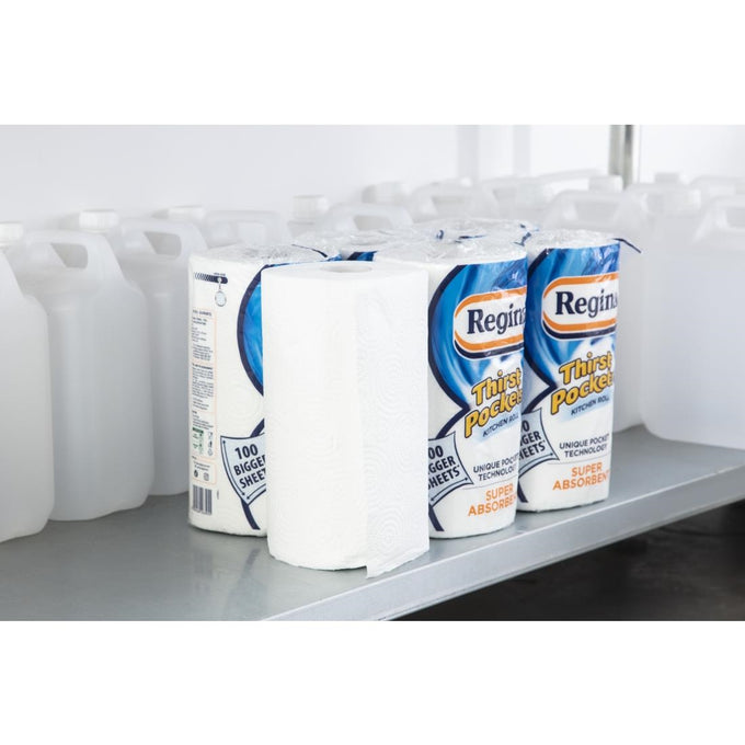 Essuie-tout Thirst pockets 100 feuilles (lot de 6) - Regina