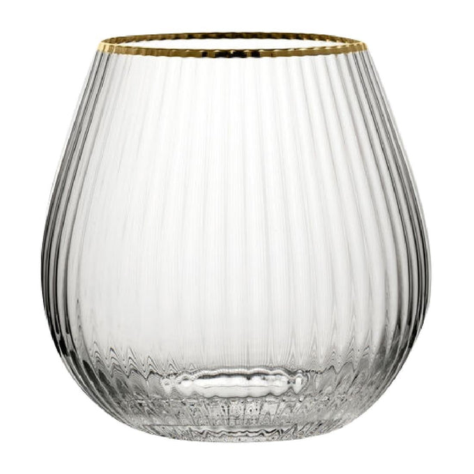 Verres à gin sans pied bord doré Hayworth 650 ml (lot de 6) - Utopia
