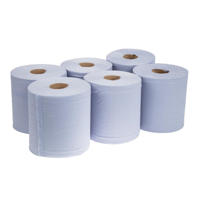 Bobines bleues pour distributeur à dévidage central (lot de 6) - Tork