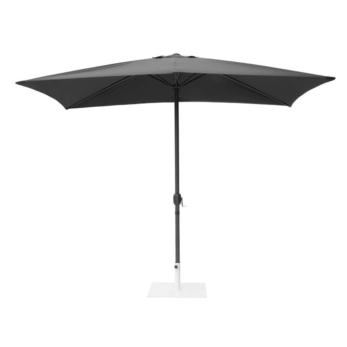 Parasol rectangulaire Seville 2 × 3m noir - Bolero