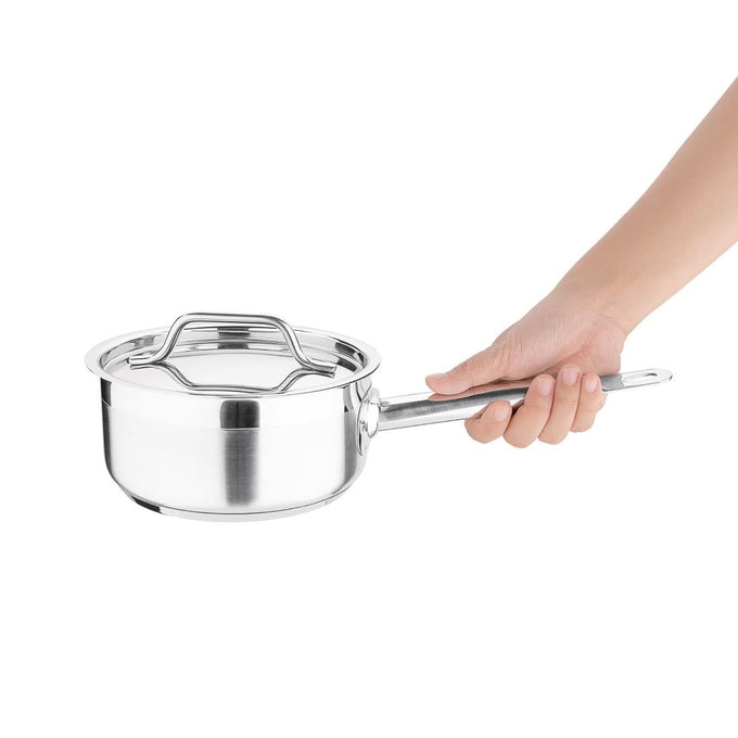 Casserole inox avec couvercle 140 mm
