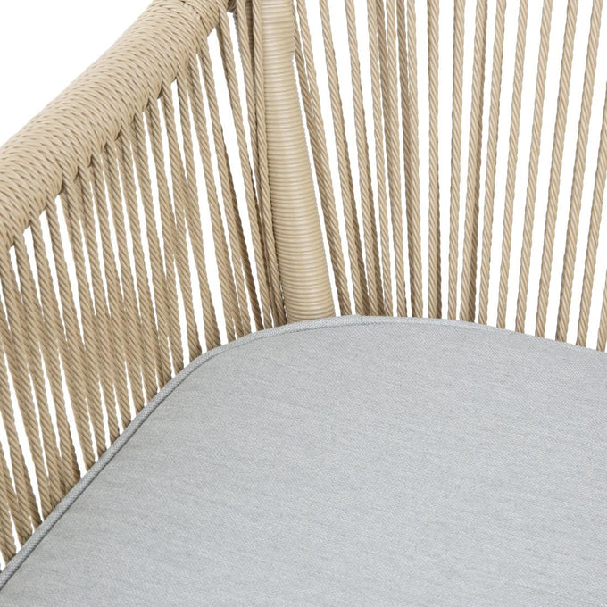 Fauteuils d'extérieur en rotin PE tressé Bay miel (lot de 2) - Bolero
