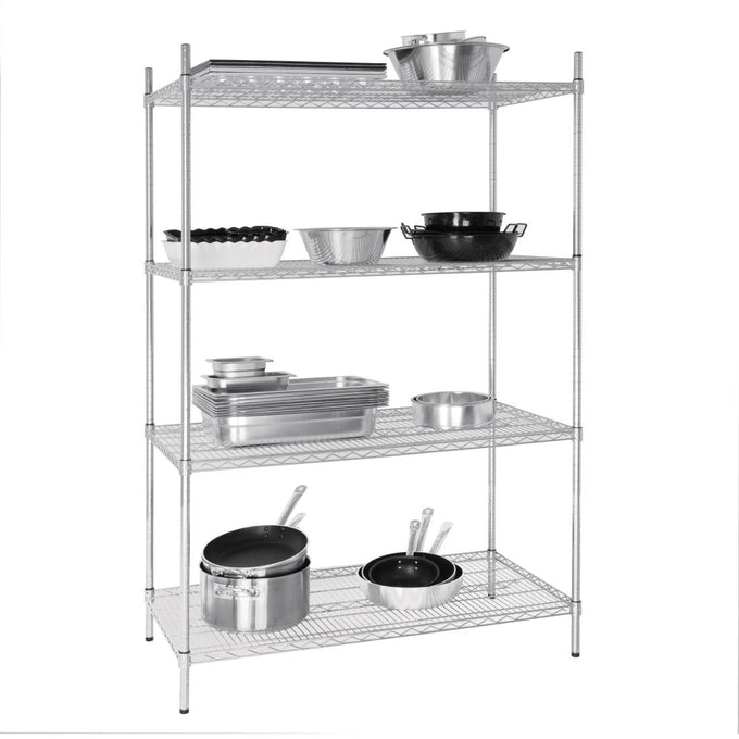 Étagère en kit 4 niveaux 1220 × 610 mm - Vogue