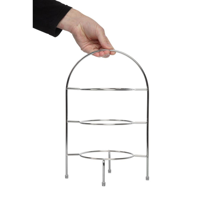 Présentoir salon de thé pour 3 assiettes maxi 270 mm - Olympia