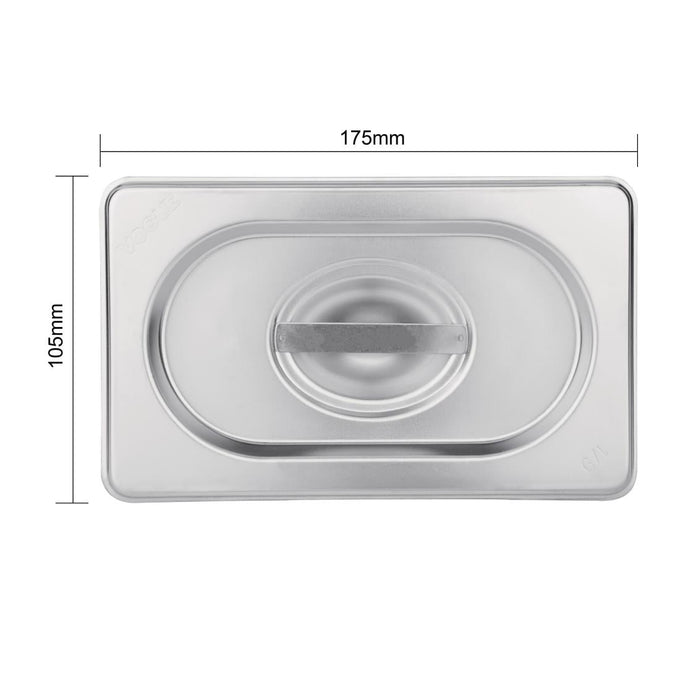 Couvercle GN 1/4 inox - Vogue