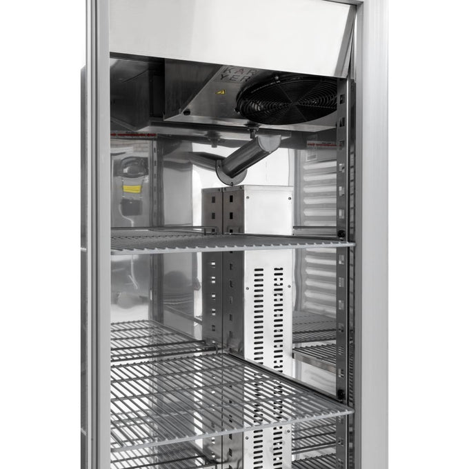 Vitrine réfrigérée négative double porte économe en énergie Série U - 1400 L - Polar