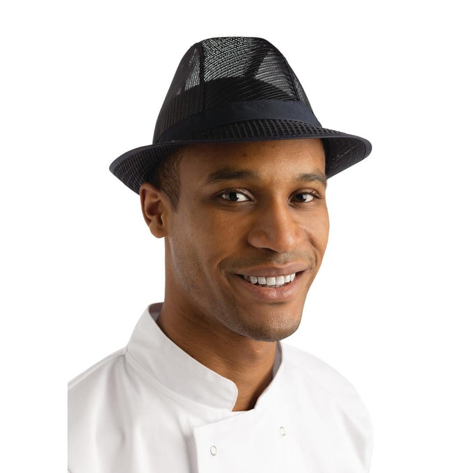 Chapeau Trilby bleu marine S - British Bespoke Workwear