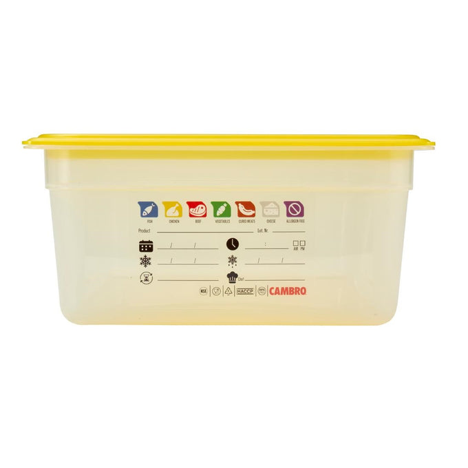 Bac en polypropylène Safetrak IML GN 1/1 150 mm - Cambro