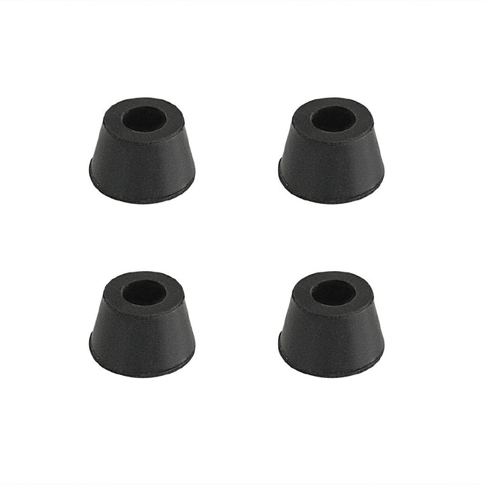 Pieds en caoutchouc noir (lot de 4) pour gril de contact simple Bistro rainuré/rainuré - Buffalo