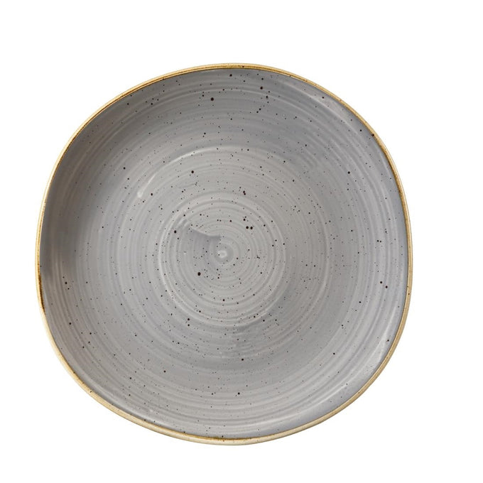 Assiettes rondes Stonecast Peppercorn grises 264 mm (lot de 12) - Churchill