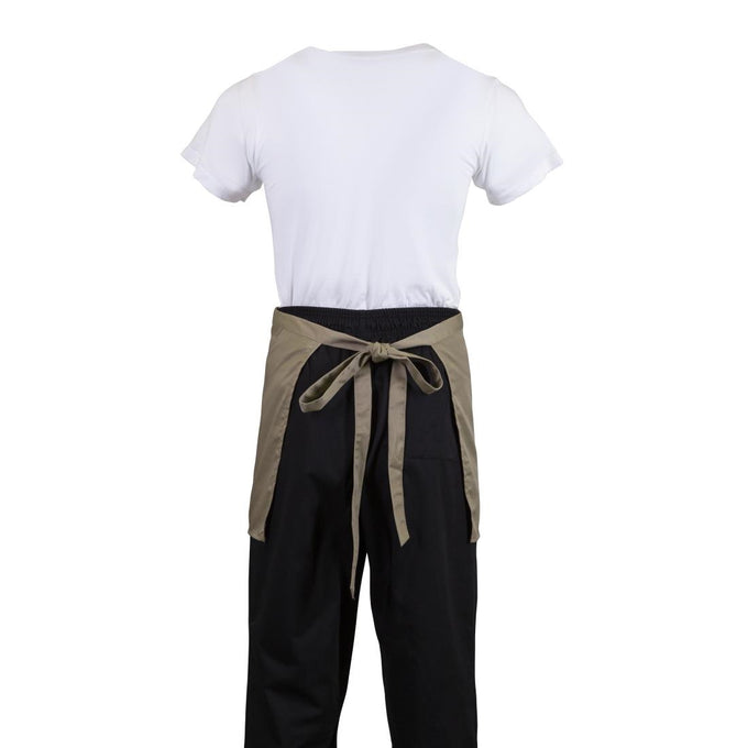 Tablier serveur court marron clair - Whites Chefs Clothing