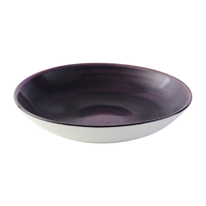Assiettes coupes rondes Stonecast Patina Purple 248 mm (lot de 12) - Churchill