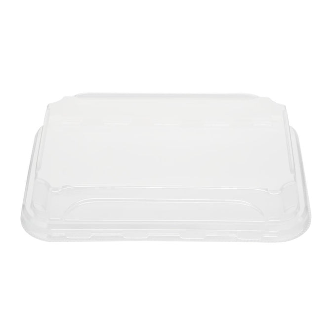 Couvercles en PET pour barquettes à sushi No. 3 (lot de 300) - Fiesta Recyclable