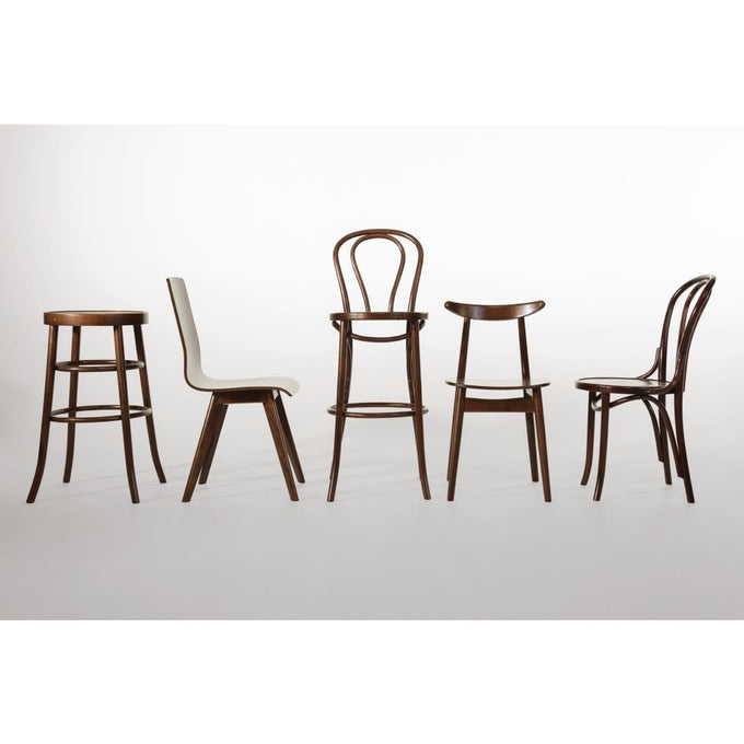 Chaises en bois courbé Cowhorn noyer naturel (lot de 2) - Fameg