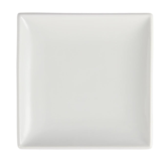 Assiettes Carrées Blanches Whiteware 140 mm (lot de 12) - Olympia