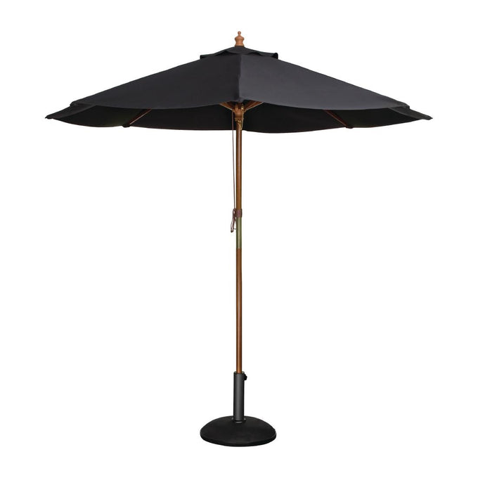 Parasol rond noir 3m - Bolero