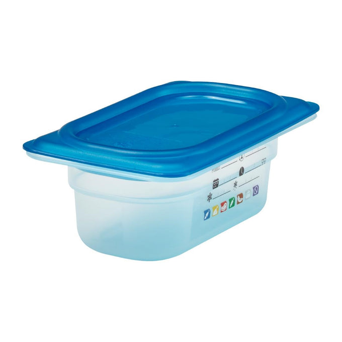 Bac en polypropylène Safetrak IML GN 1/9 65 mm - Cambro