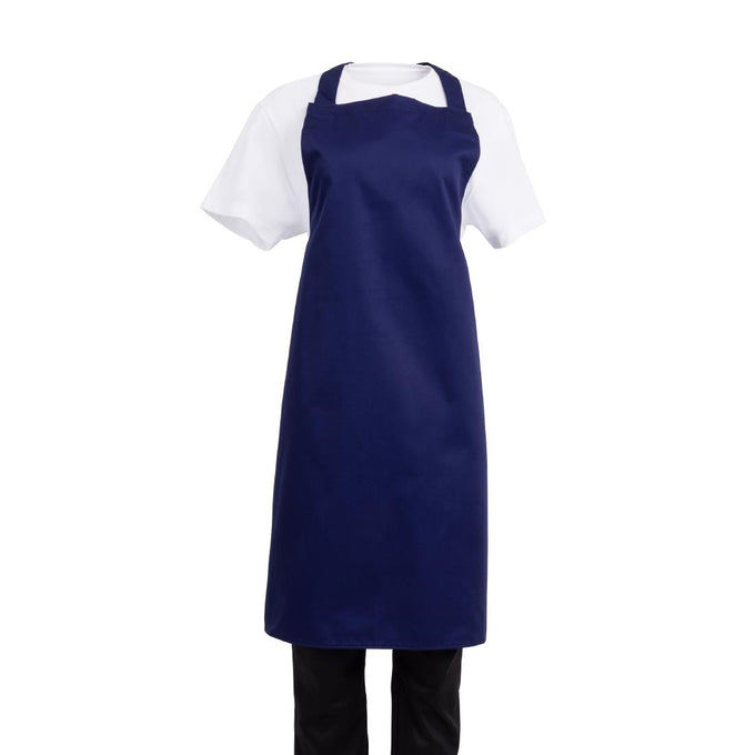 Tablier bavette bleu marine - Whites Chefs Clothing
