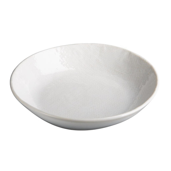 Bols Plats Denim White 220 mm (lot de 6) - Olympia