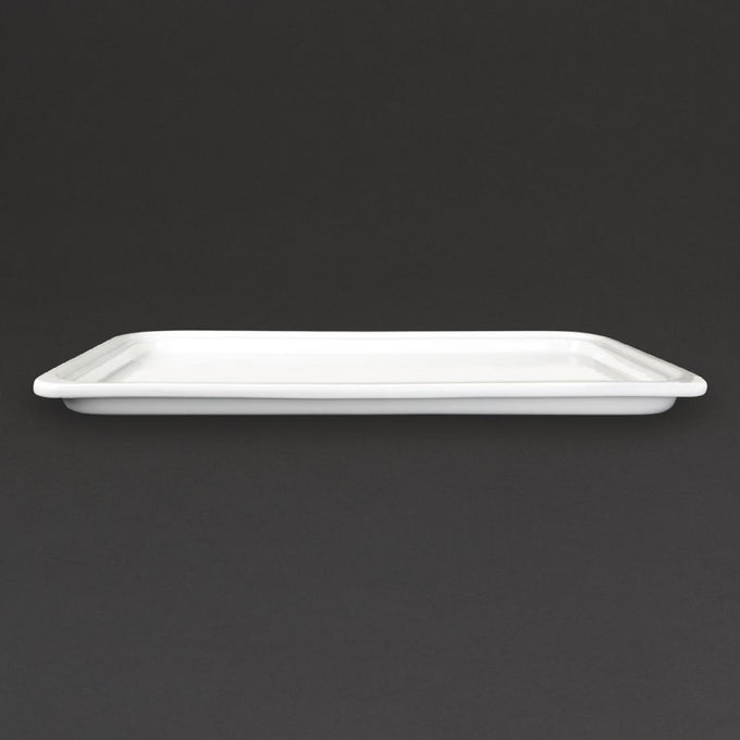Plat blanc GN 1/1 Whiteware 30 mm - Olympia