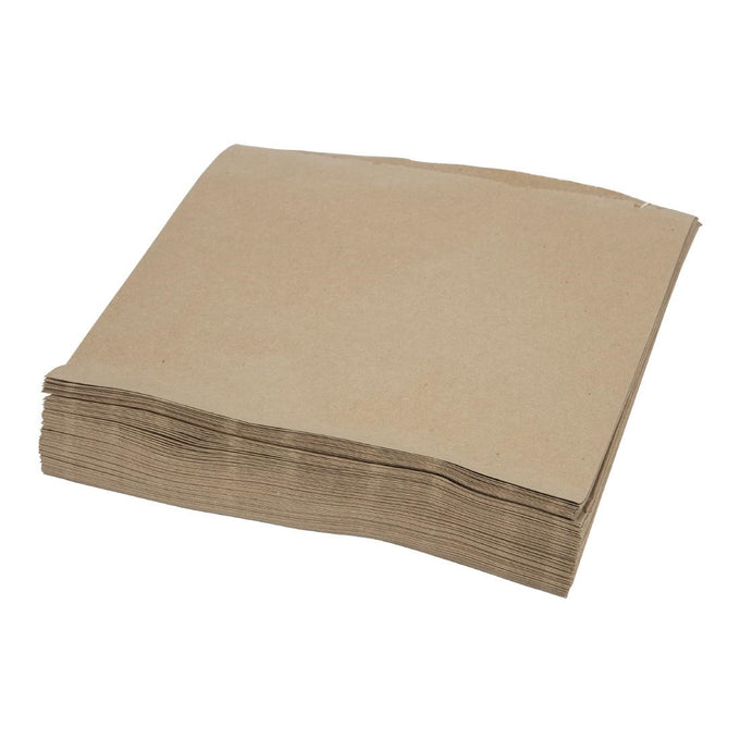 Sachets sandwich compostables en kraft recyclé (lot de 1000) - Vegware