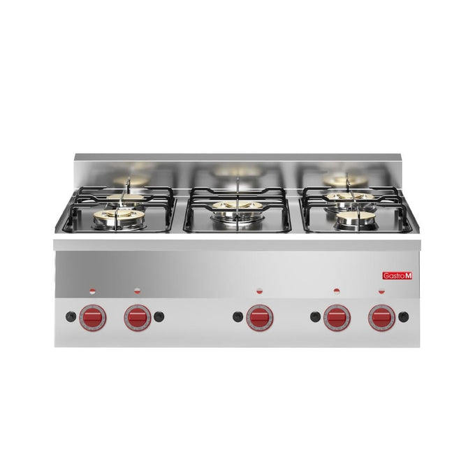 Fourneau gaz à poser 5 feux 600 60/90PCG - Gastro M