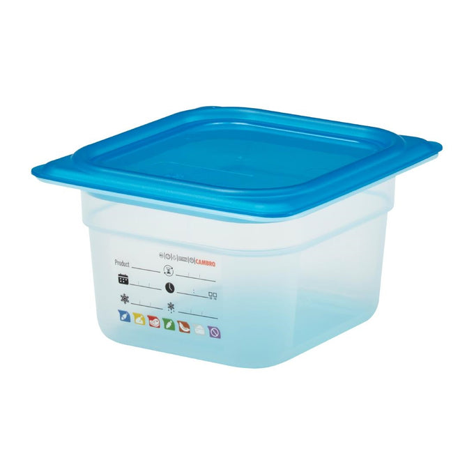 Bac en polypropylène Safetrak IML GN 1/6 100 mm - Cambro