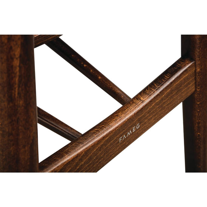 Chaises en bois courbé Cowhorn noyer naturel (lot de 2) - Fameg