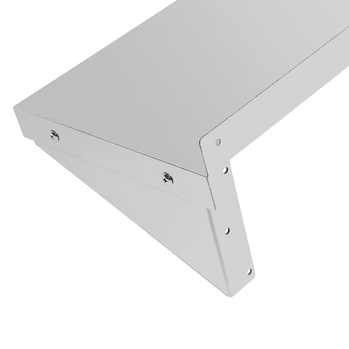 Étagère murale en acier inoxydable 1200 mm - Vogue