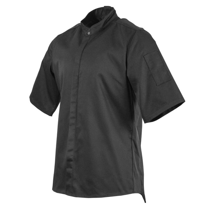 Veste de cuisine mixte col officier noire - Southside